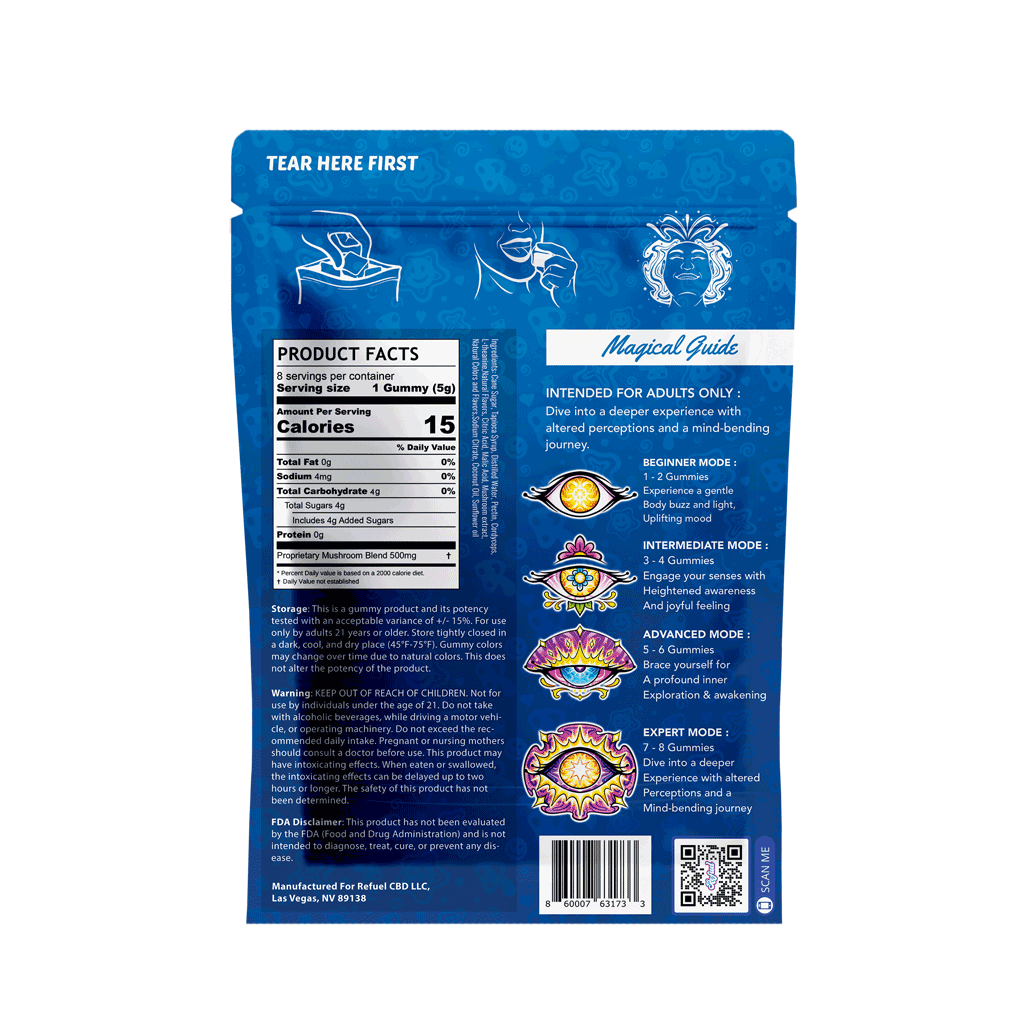 Magic Shroomies Baja Rainforest Mushroom Gummies