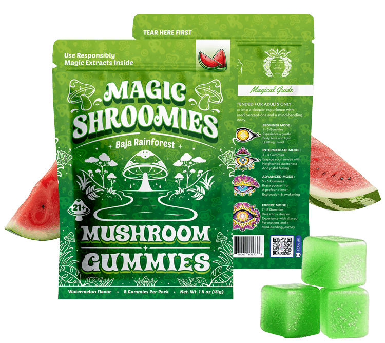 Magic Shroomies Baja Rainforest Mushroom Gummies