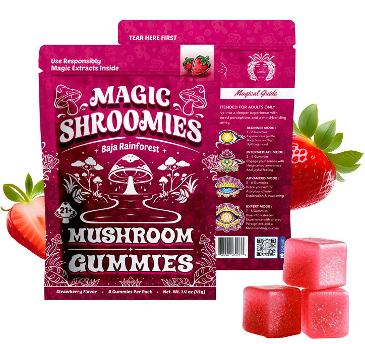 Magic Shroomies Baja Rainforest Mushroom Gummies