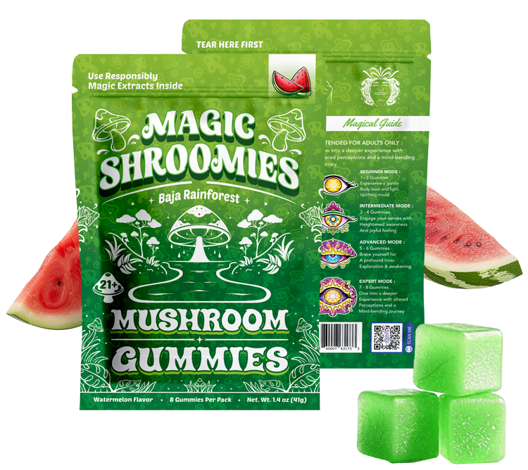 Magic Shroomies Baja Rainforest Mushroom Gummies